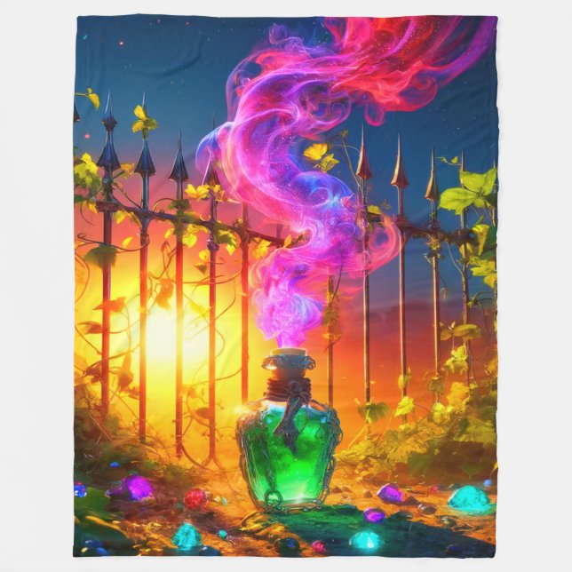 Potion Art Fleece Blanket (Front)