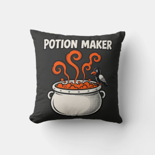  Potion Maker Witchy Comic Tee Cushion