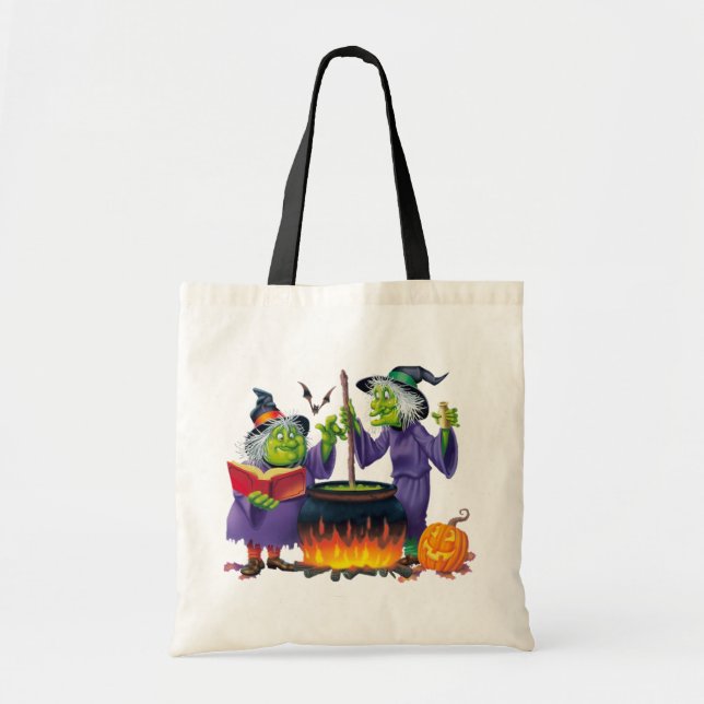 Potion Sisters Trick‑or‑Treat Tote Bag (Front)