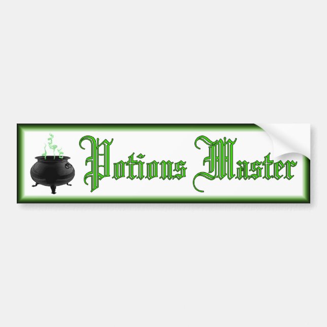 Potions Master - Bumper Sticker (Front)