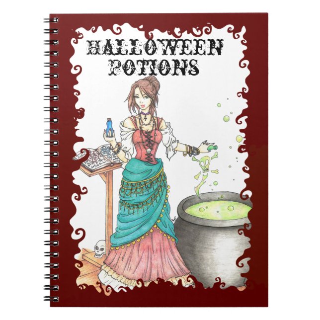 Potions Mistress - Recipe/Notebook Spiral Notebook (Front)