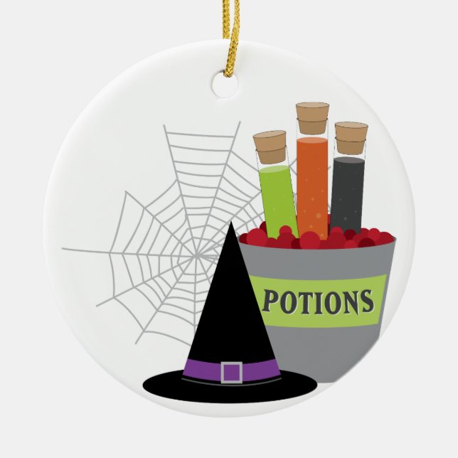 Potions & Props Ceramic Tree Decoration (Front)