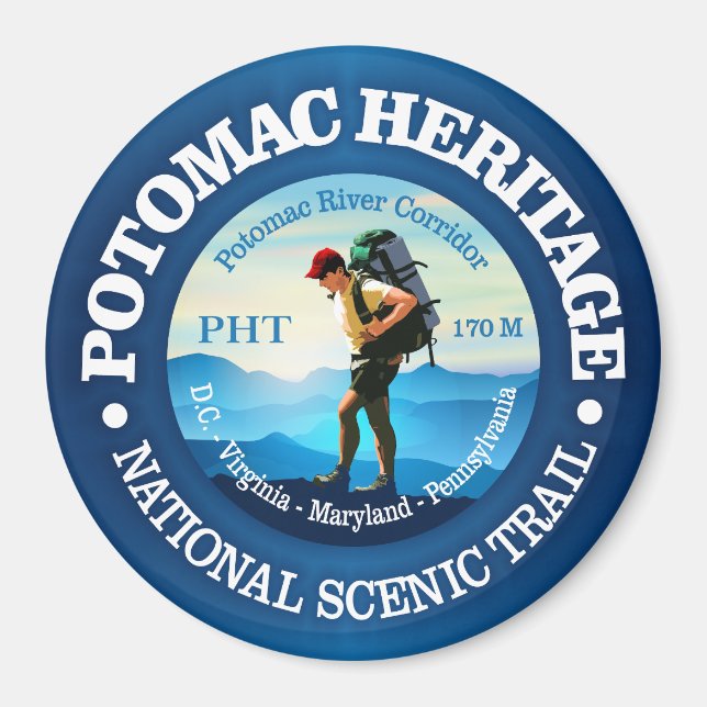 Potomac Heritage Trail (C) Magnet (Front)