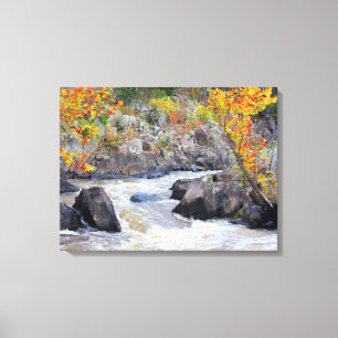 Potomac in October Canvas Print