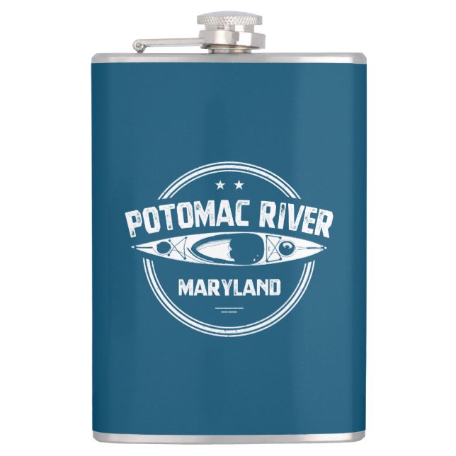 Potomac River, Maryland Hip Flask (Front)