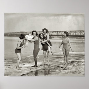 POTOMAC RIVER WINTER SWIM  1924 POSTER