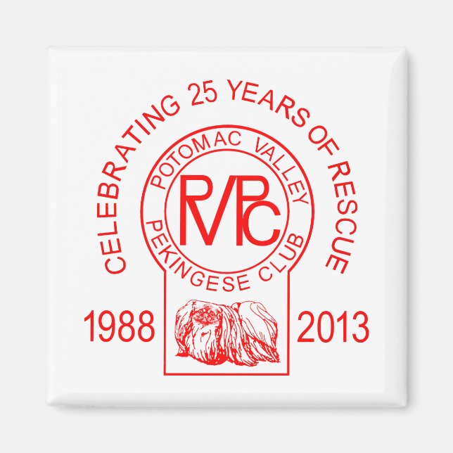 Potomac Valley Pekingese Club Rescue Magnet (Front)