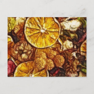 Potpourri Oranges Fractal Postcard