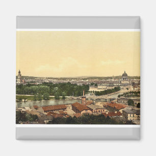 Potsdam, general view, Berlin, Germany rare Photoc Magnet