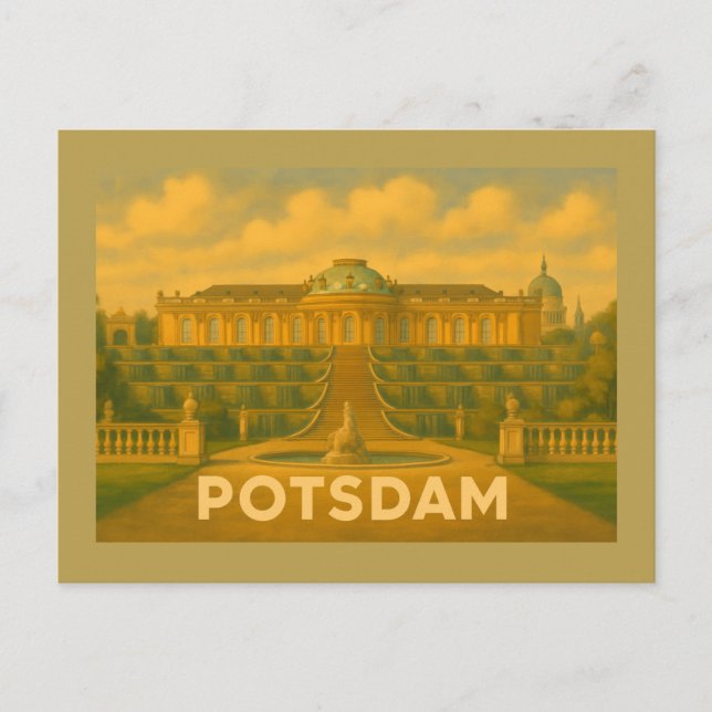 Potsdam Germany City Art Postcard (Front)