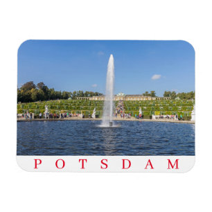 Potsdam Sanssouci Palace Gardens fridge magnet