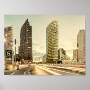 Potsdamer Platz in Berlin, Germany Poster
