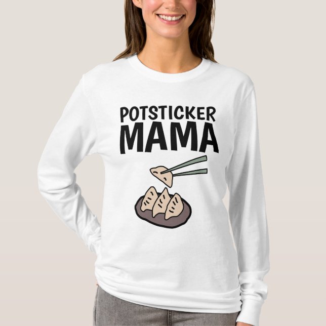 POTSTICKER MAMA Mum LADIES T-Shirts (Front)