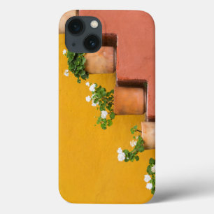 Potted flowers on staircase iPhone 13 case