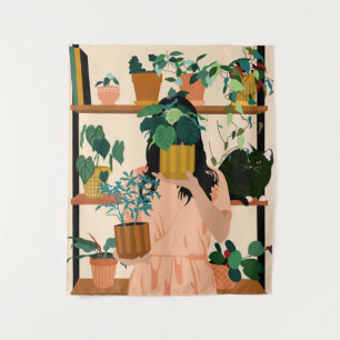 Potted Oasis Tapestry