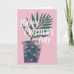 Potted Plant Happy Mother's Day Greeting Card