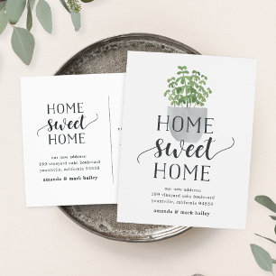 Potted Plant   Moving Announcement