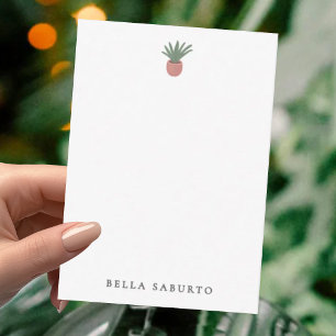 Potted Plant Personal Card