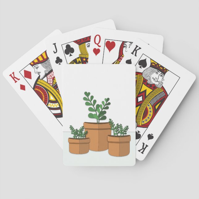 Potted Plants Playing Cards (Back)