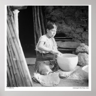 Potter ~ Amatenango del Valle, Chiapas, Mexico Poster