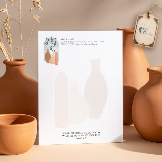 Potter and Clay Custom Letterhead (Creator Uploaded)