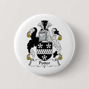 Potter Family Crest 6 Cm Round Badge