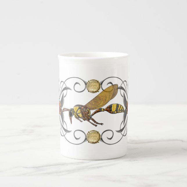 Potter Wasp Bone China Mug (Front)