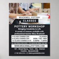 Potter Wheels, Pottery Classes, Potters Advert