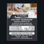 Potter Wheels, Pottery Classes, Potters Flyer<br><div class="desc">Potter Wheels,  Pottery Classes,  Potters Advertising Flyers By The Business Card Store.</div>