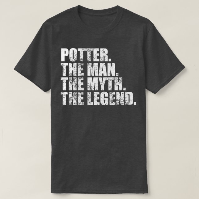 PotterPotter Family name Potter last Name Potter S T-Shirt (Design Front)