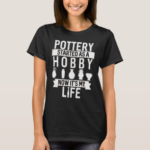 Pottery Ceramic Pot Artist Kiln Clay Design 3 T-Shirt
