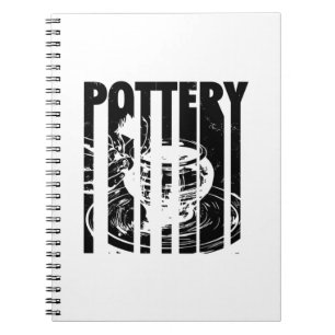 Pottery Ceramics   Potter Ceramists Gift Ideas Notebook