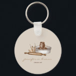 Pottery Ceramics pottery branding Key Ring<br><div class="desc">Pottery Ceramics pottery branding</div>
