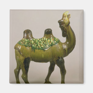 Pottery Chinese wailing camel Magnet