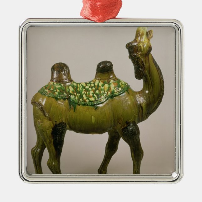 Pottery Chinese wailing camel Metal Tree Decoration (Front)