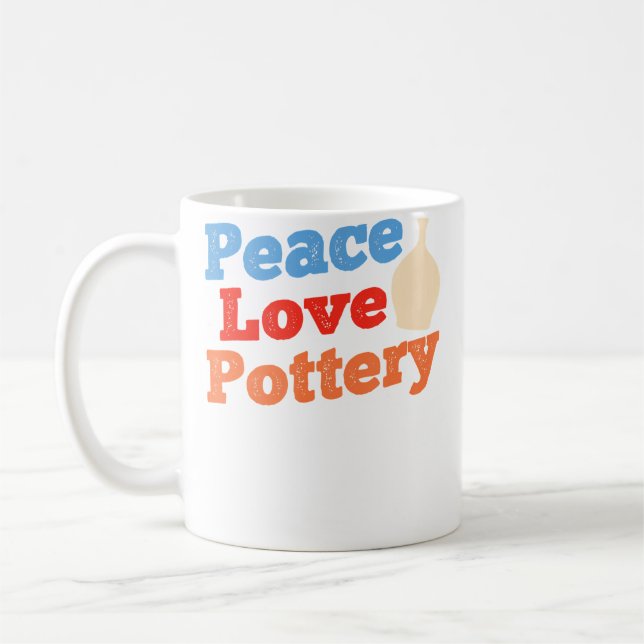 Pottery Coffee Mug (Left)