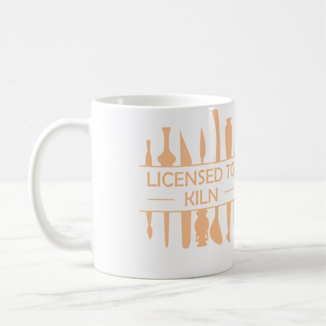 Pottery Coffee Mug (Left)