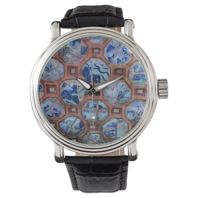 Pottery Design Wrist Watch (Front)