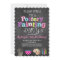 Pottery Painting Party Chalkboard Style Invitation