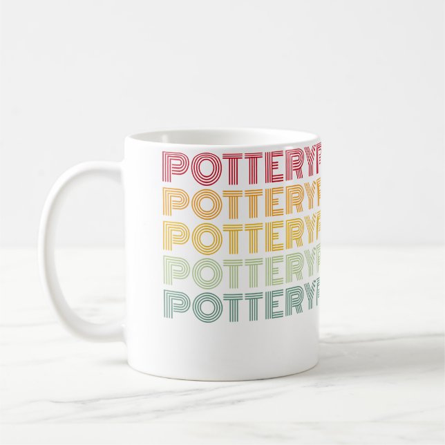 Pottery Painting Pottery Maker Craft Clay Ceramics Coffee Mug (Left)