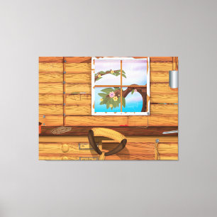 Potting Shed Canvas Print