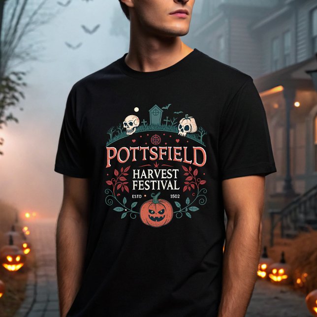Pottsfield Harvest Festival - Pumpkin Village  T-Shirt (Creator Uploaded)