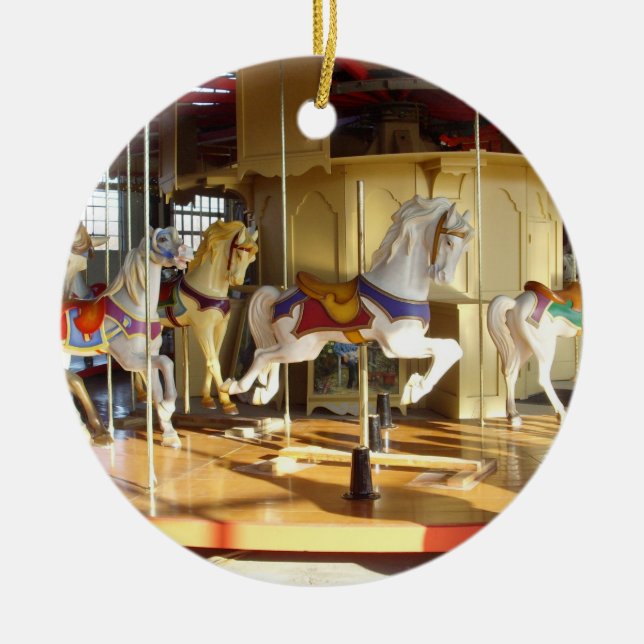 Pottstown Carousel Christmas Ornament (Front)