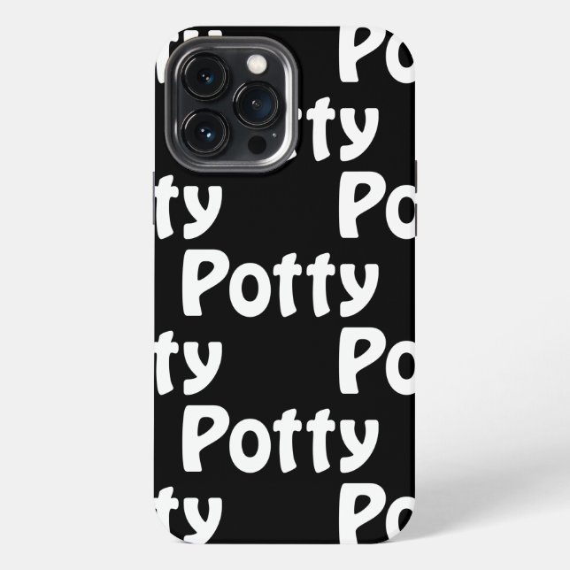 Potty Case-Mate iPhone Case (Back)