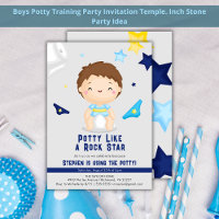 Potty Like A Rock Star Boys Pee Training Party