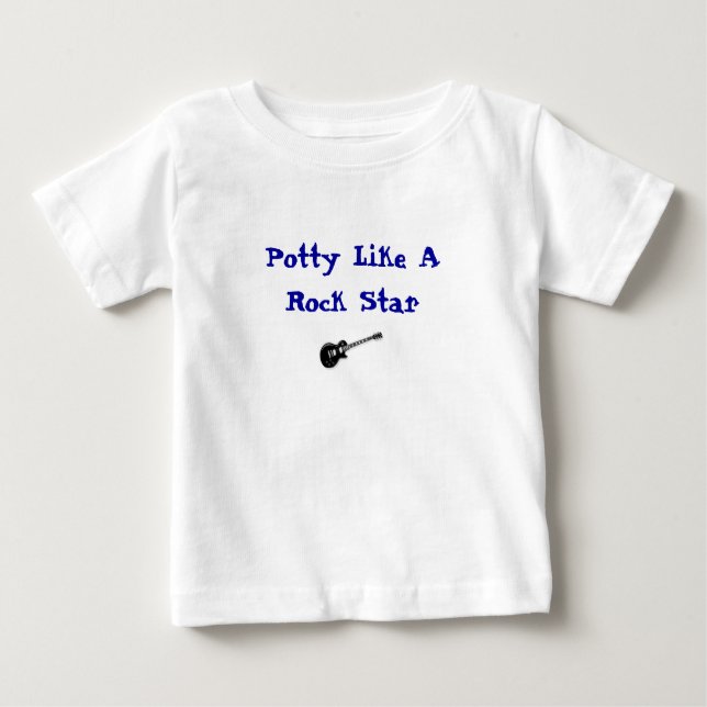 Potty Like A Rock Star -Infant T-Shirt (Front)