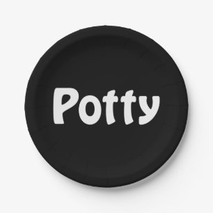 Potty Paper Plate