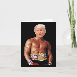 Potus President Donald Trump Boxer Boxes Card