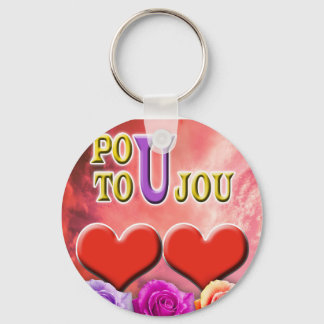 Pou Toujou Key Ring