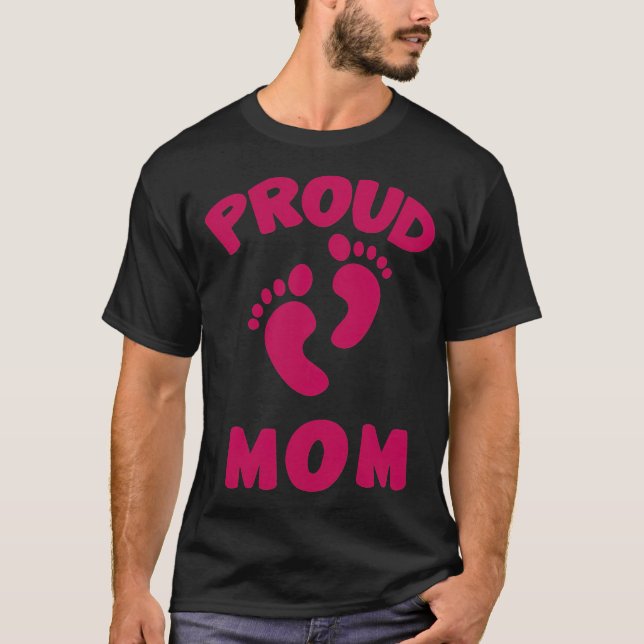 poud mom proud, mom, dad, army, gift idea, veteran T-Shirt (Front)